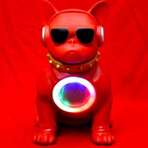 DECORATION PORTABLE SPEAKER DIMENTIONS H13"3/4 x W13" x L7"1/2